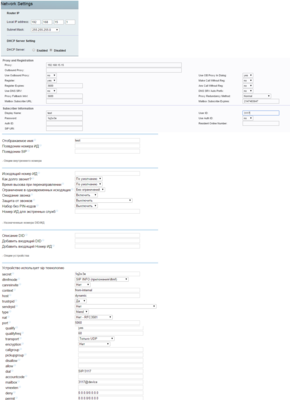 Настройки cisco и asterisk